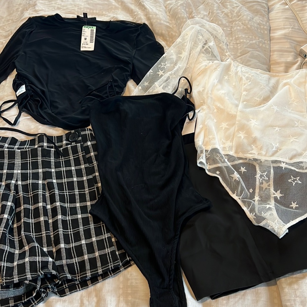 Skirt and bodysuit bundle